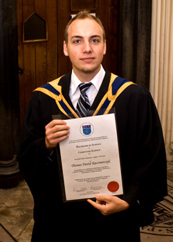 Graduating from DIT in 2008
