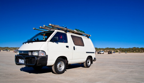 My old Van I used to tour around Australia from 2010 to 2012, traveling around the continent twice.